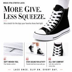 Xtra Stretch Flat Bread Laces
