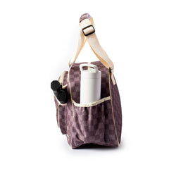Checkered Chic Brown Premium Women's Pickleball Bag