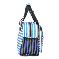 Stylish Stripe Blue Premium Women's Pickleball Bag