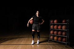 Mid-Length Padded Knee Sleeve - Black