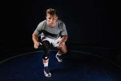 Mid-Length Padded Knee Sleeve - Black