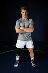 Mid-Length Padded Knee Sleeve - Black