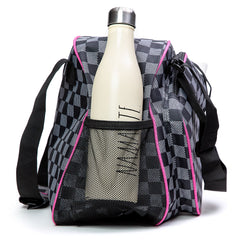 Checkered Chic Black Premium Women's Pickleball Bag