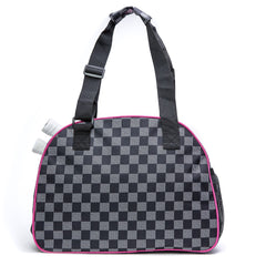 Checkered Chic Black Premium Women's Pickleball Bag