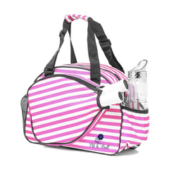 Stylish Stripe Pink Premium Women's Pickleball Bag