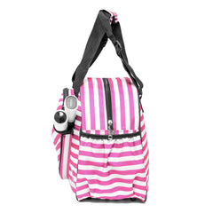 Stylish Stripe Pink Premium Women's Pickleball Bag