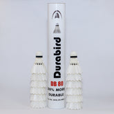 Durabird Badminton DB10, DB20, DB40, DB 60 & DB80 Shuttlecocks - 1 Tube