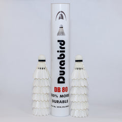Durabird Badminton DB10, DB20, DB40, DB 60 & DB80 Shuttlecocks - 1 Tube