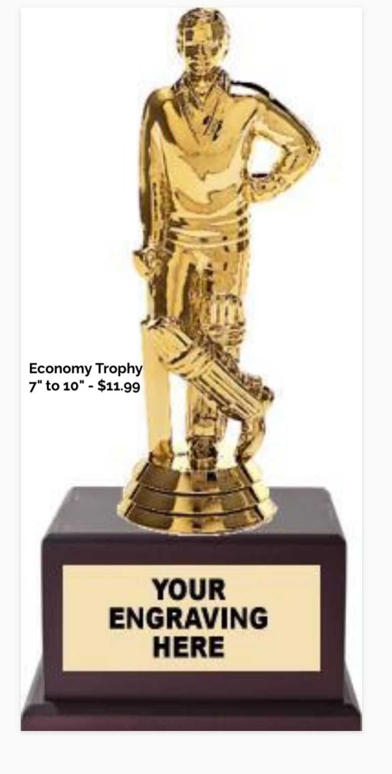 Custom Throwball Trophies