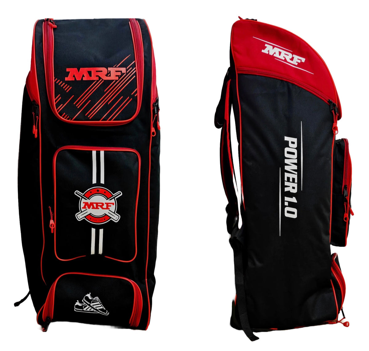 MRF Power 1.0 Cricket Kit Set with Wheels - Adult
