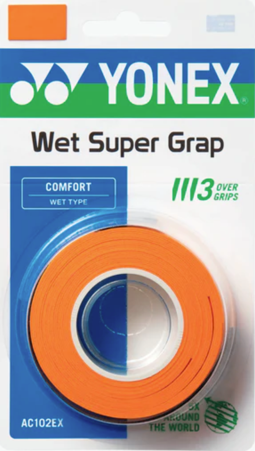 Yonex WET SUPER GRAP OverGrip (3 WRAPS)