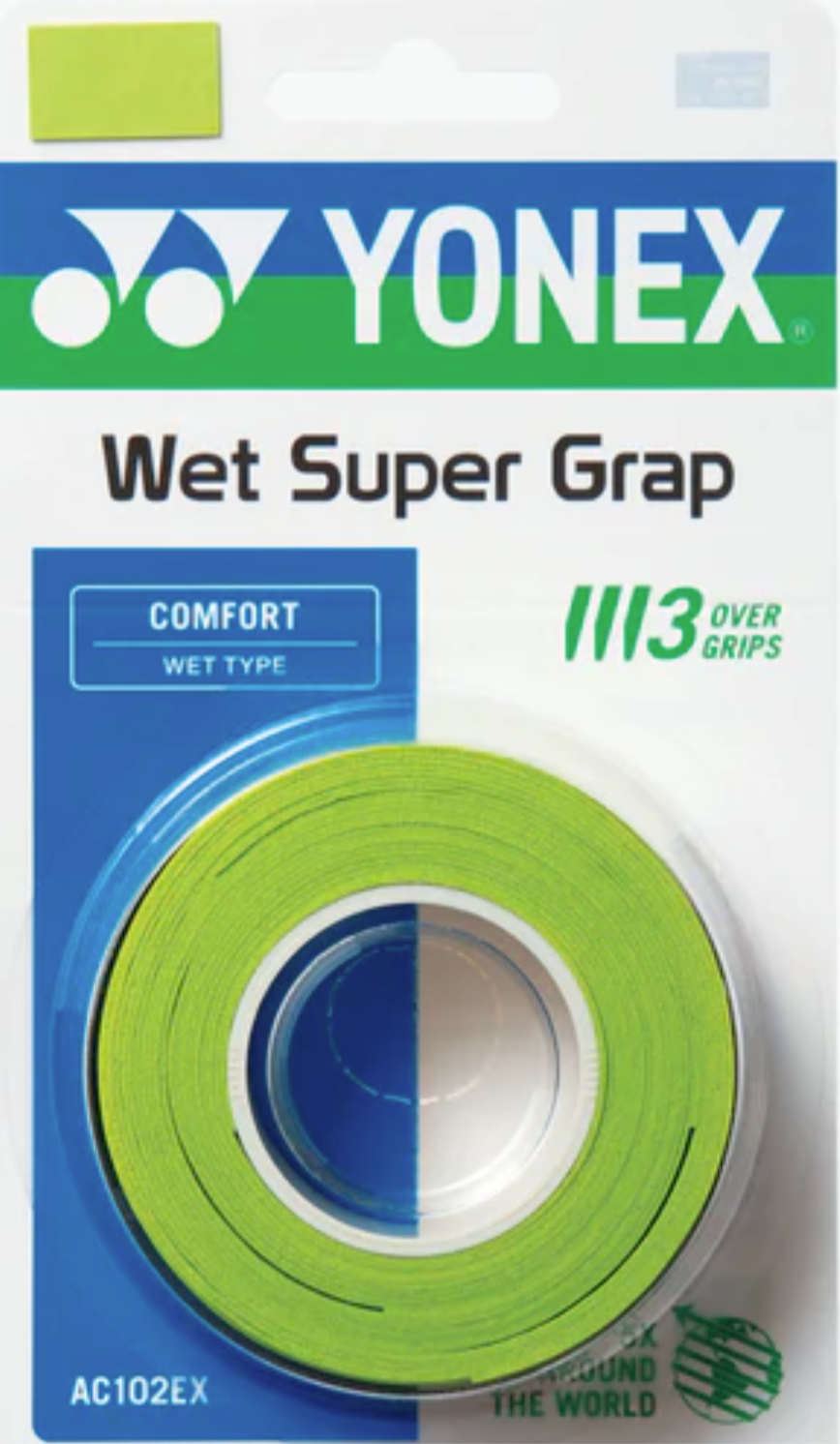 Yonex WET SUPER GRAP OverGrip (3 WRAPS)